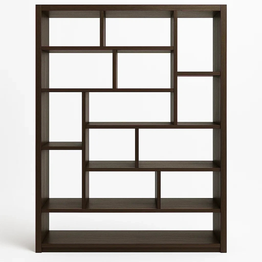 Regal MDF-Holz Dunkelbraun 180x120x30cm