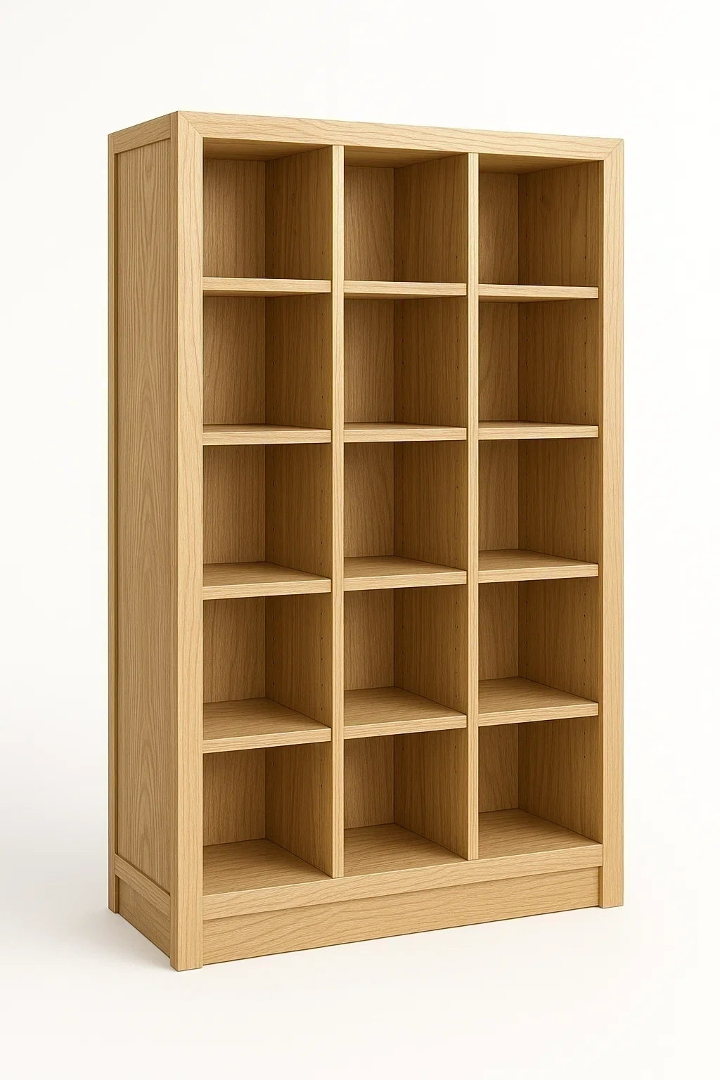 Regal Holz 12 Fächer Eiche 150cm