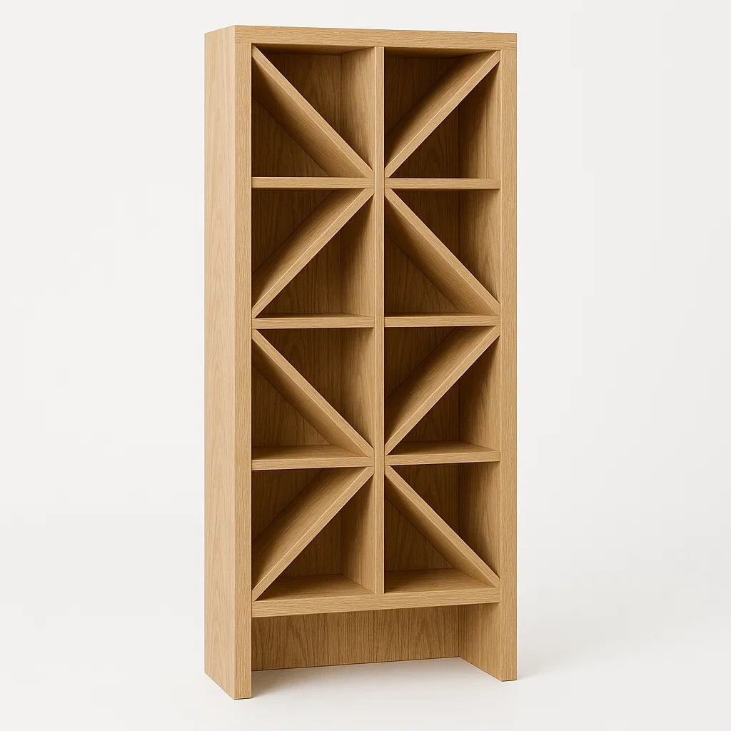 Regal aus Eichenholz 180x90x35cm