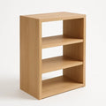 Regal aus MDF in Hellbraun mit 3 Ebenen
