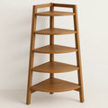 Holz Eckregal mit 5 Ebenen